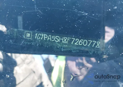 2015 Chevrolet Cruze Ls Auto z USA, uszkodzony, nr VIN 1G1PA5SH8F7260778